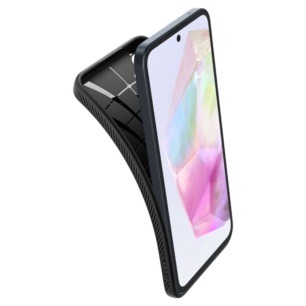 Pokrowiec Spigen Liquid Air czarny Samsung Galaxy A35 5G / 9 Pokrowiec Spigen Liquid Air czarny Samsung Galaxy A35 5G / 9