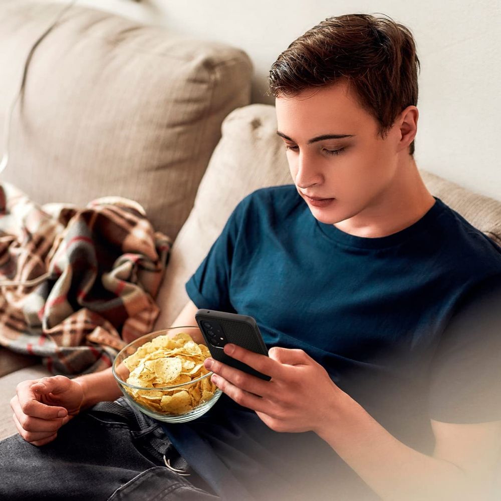 Pokrowiec Spigen Liquid Air czarny Samsung Galaxy A53 5G / 2