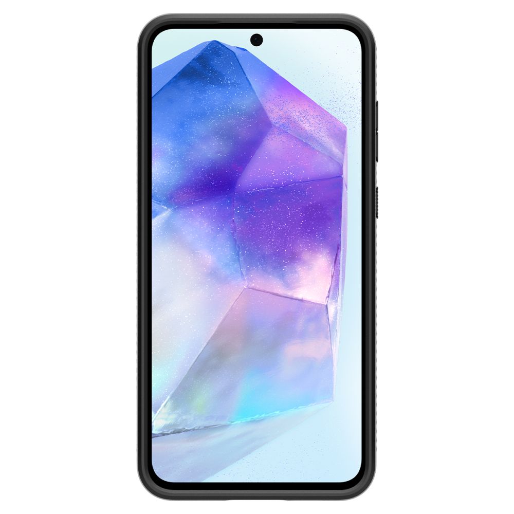 Pokrowiec Spigen Liquid Air czarny Samsung Galaxy A55 5G / 3 Pokrowiec Spigen Liquid Air czarny Samsung Galaxy A55 5G / 3