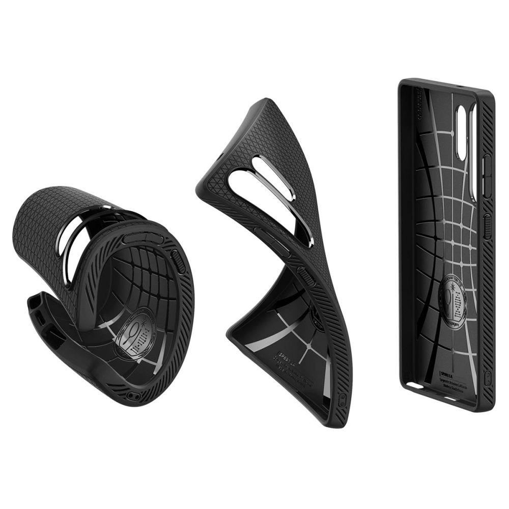 Pokrowiec Spigen Liquid Air czarny Samsung Galaxy S25 Ultra / 11