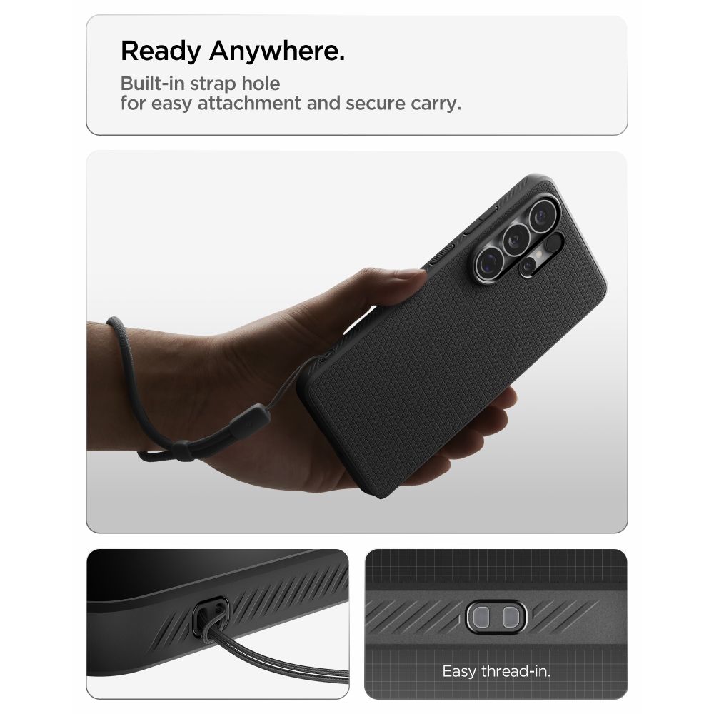 Pokrowiec Spigen Liquid Air czarny Samsung Galaxy S26 Ultra / 12 Pokrowiec Spigen Liquid Air czarny Samsung Galaxy S26 Ultra / 12