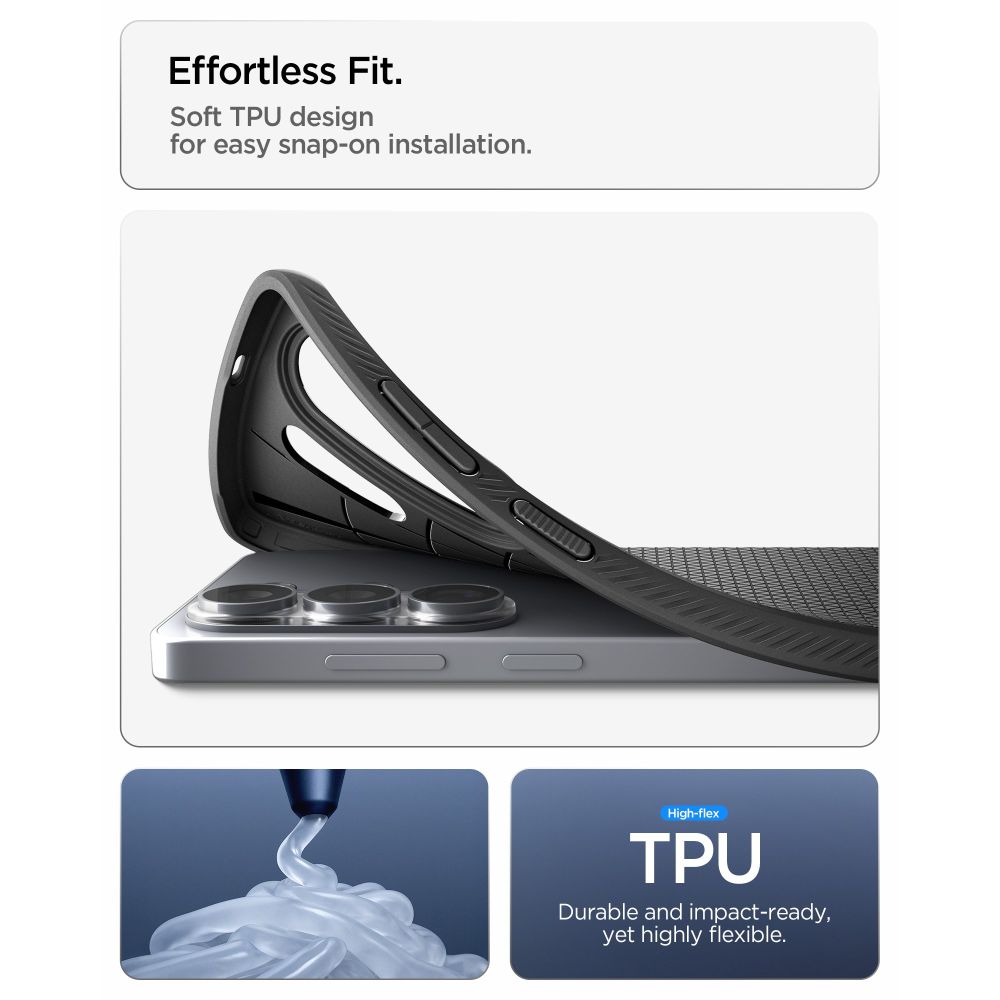 Pokrowiec Spigen Liquid Air czarny Samsung Galaxy S26 Ultra / 8 Pokrowiec Spigen Liquid Air czarny Samsung Galaxy S26 Ultra / 8