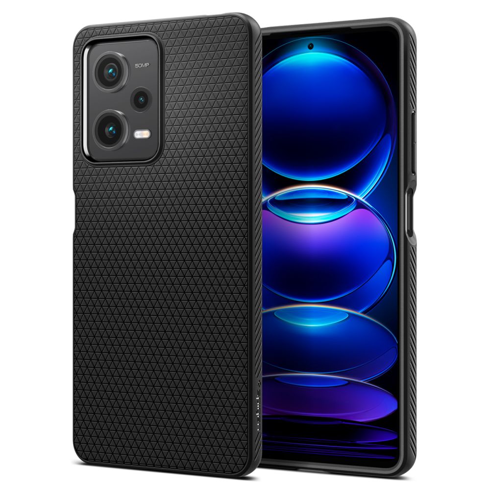 Pokrowiec Spigen Liquid Air czarny Xiaomi Redmi Note 12 Pro 5G