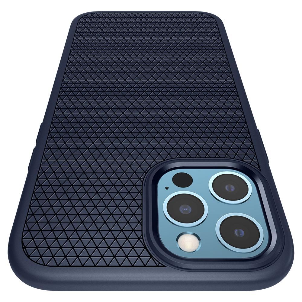 Pokrowiec Spigen Liquid Air granatowy Apple iPhone 12 Pro Max / 7