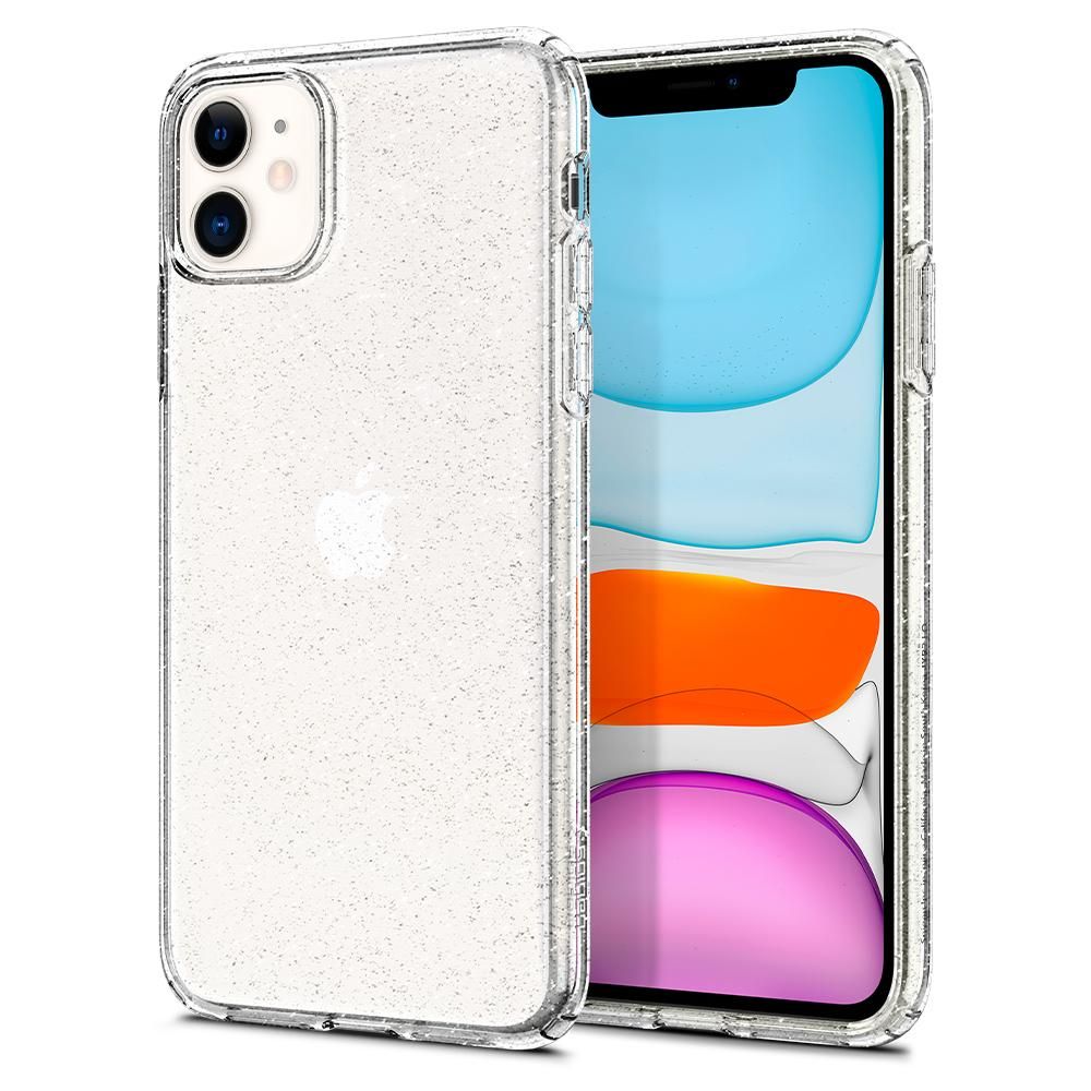 Pokrowiec Spigen Liquid Crystal Glitter przeroczysty Apple iPhone 11 / 11