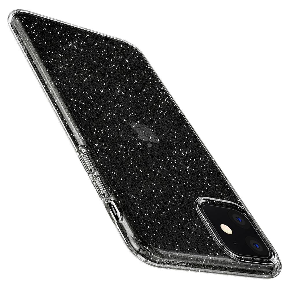 Pokrowiec Spigen Liquid Crystal Glitter prze�roczysty Apple iPhone 11 / 4