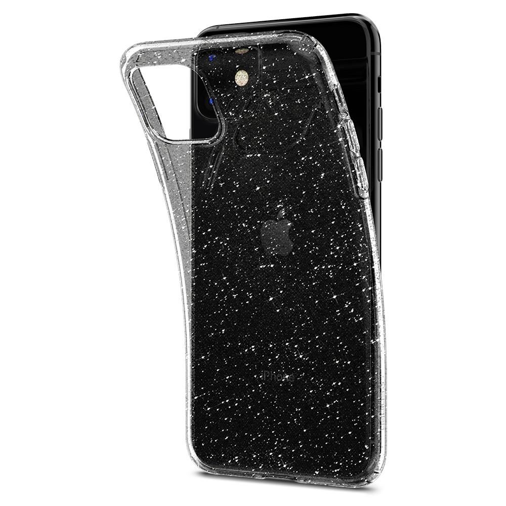 Pokrowiec Spigen Liquid Crystal Glitter przeroczysty Apple iPhone 11 / 7