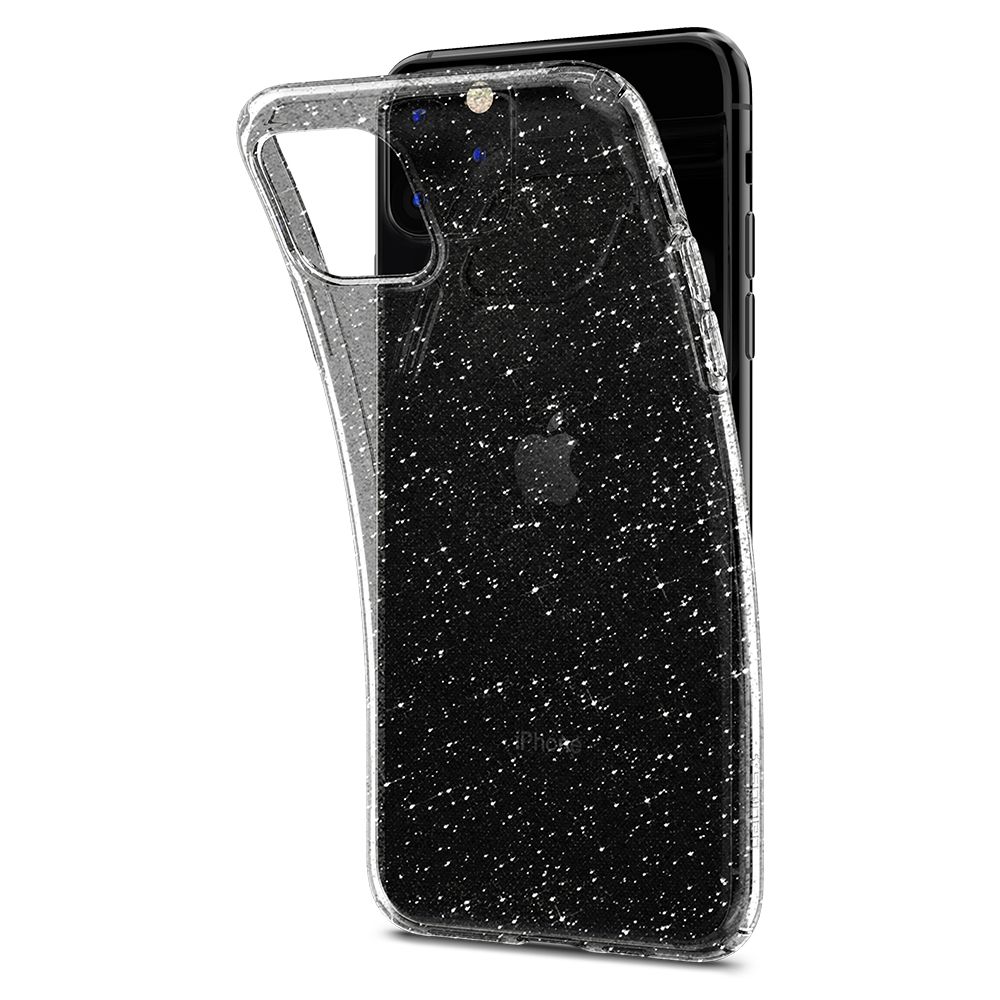 Pokrowiec Spigen Liquid Crystal Glitter przeroczysty Apple iPhone 11 Pro / 5