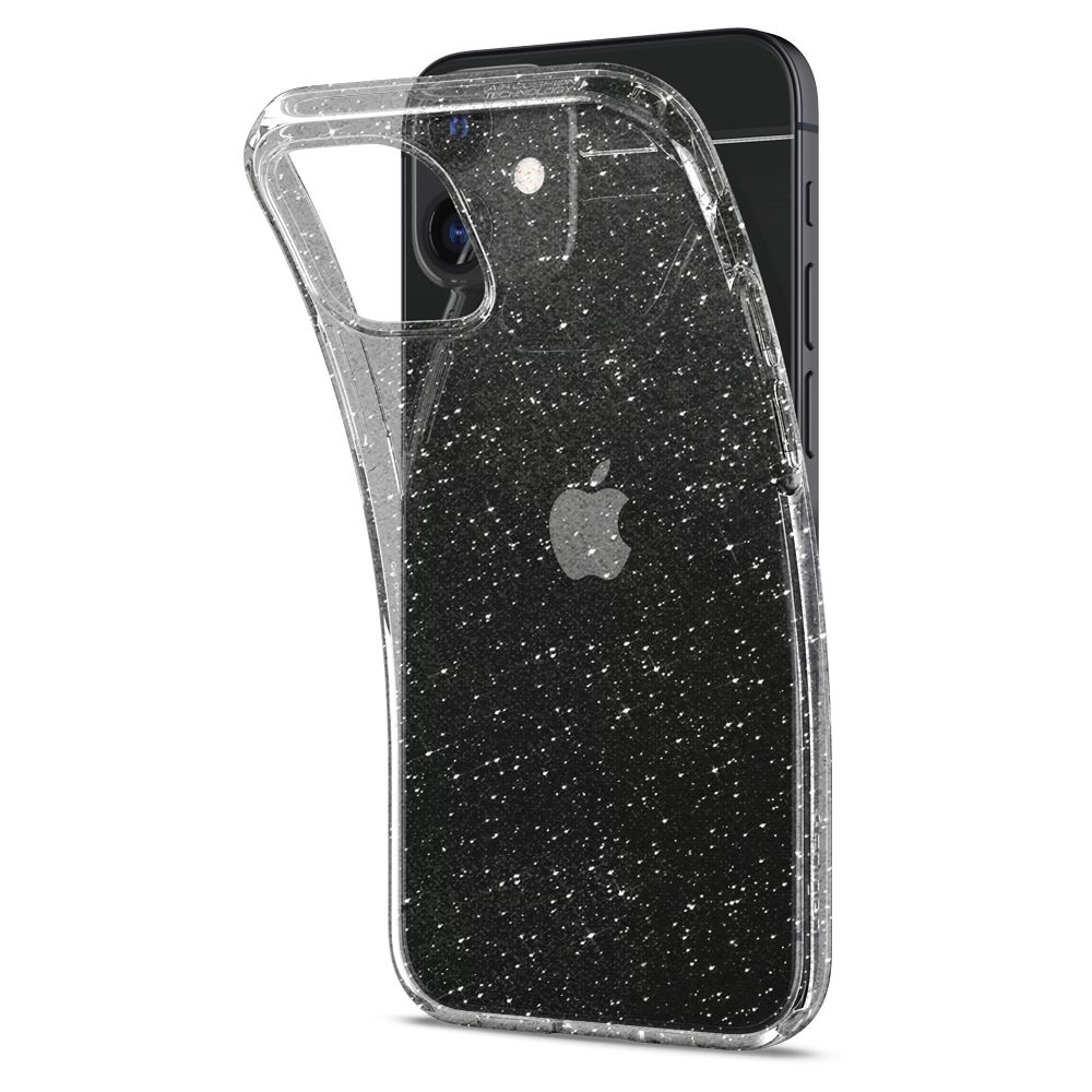 Pokrowiec Spigen Liquid Crystal Glitter przeroczysty Apple iPhone 12 Mini / 5