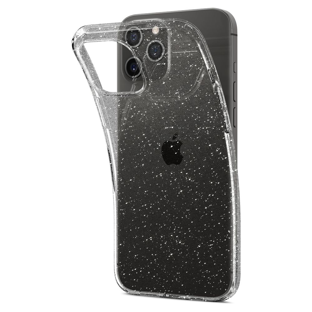 Pokrowiec Spigen Liquid Crystal Glitter przeroczysty Apple iPhone 12 Pro / 5
