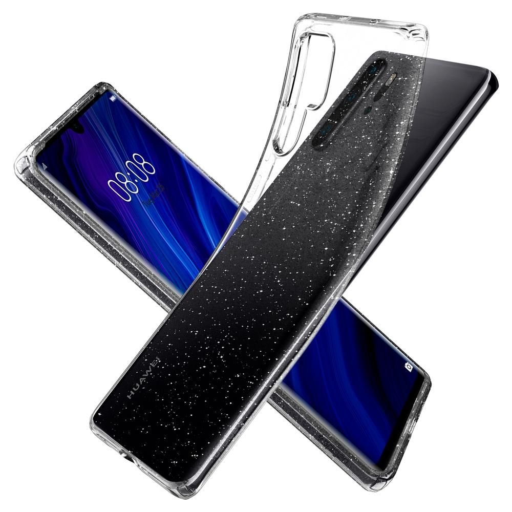 Pokrowiec Spigen Liquid Crystal Glitter przeroczysty Huawei P30 Pro / 5