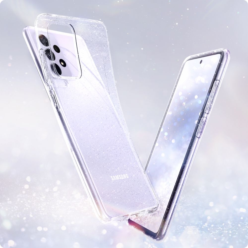 Pokrowiec Spigen Liquid Crystal Glitter przeroczysty Samsung A52 / 2