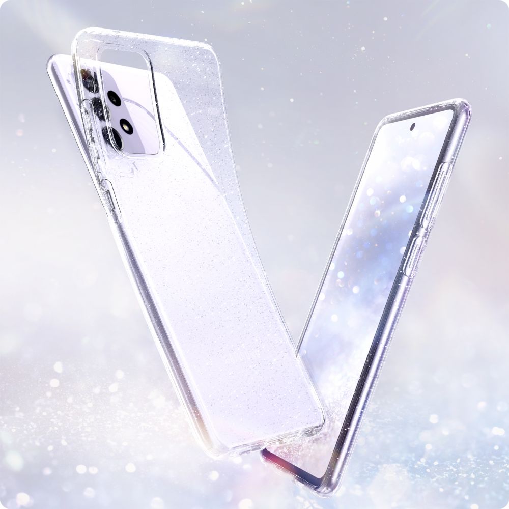 Pokrowiec Spigen Liquid Crystal Glitter przeroczysty Samsung A72 / 2
