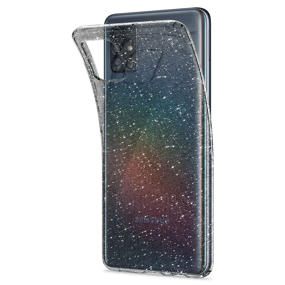 Pokrowiec Spigen Liquid Crystal Glitter przeroczysty Samsung Galaxy A51 / 11
