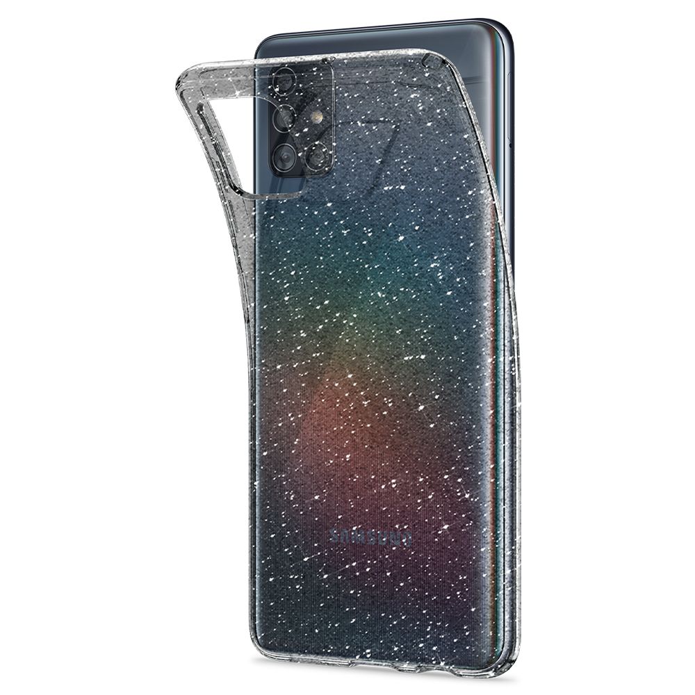 Pokrowiec Spigen Liquid Crystal Glitter przeźroczysty Samsung Galaxy A51 / 11 Pokrowiec Spigen Liquid Crystal Glitter przeźroczysty Samsung Galaxy A51 / 11