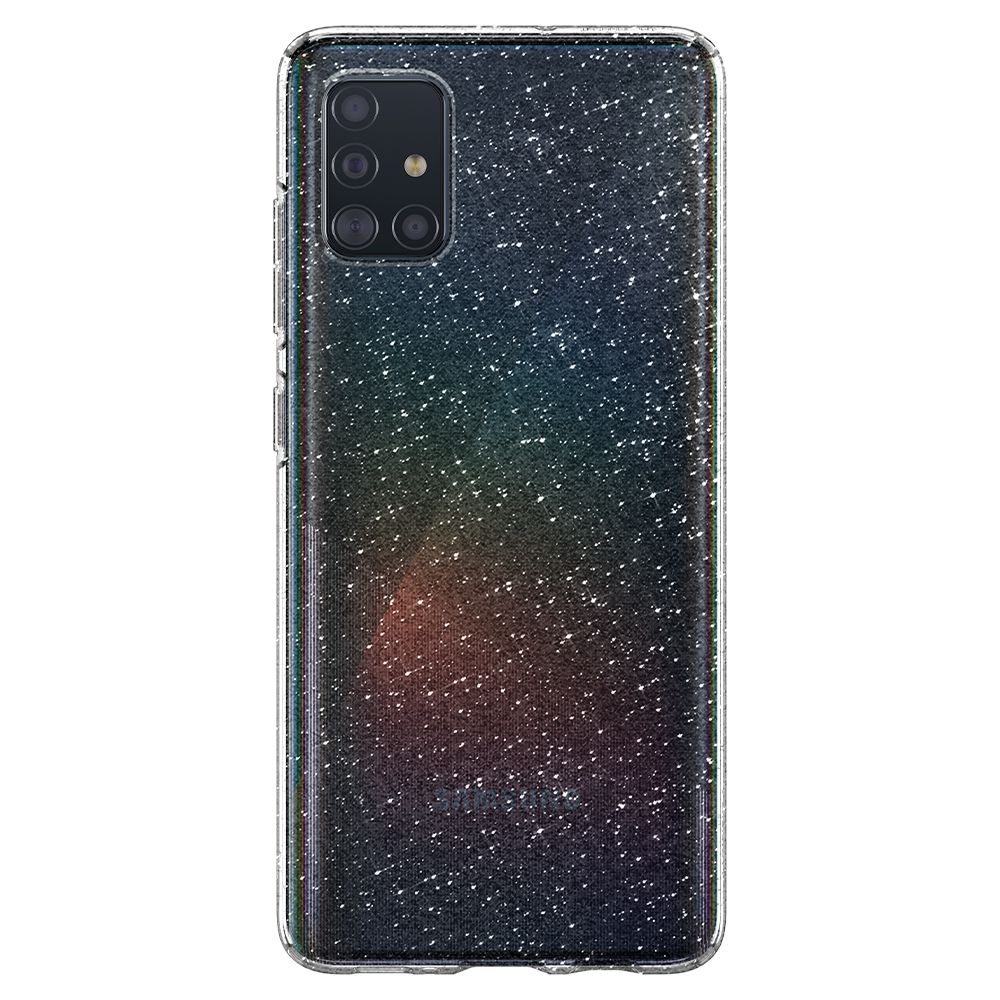 Pokrowiec Spigen Liquid Crystal Glitter przeroczysty Samsung Galaxy A51 / 2