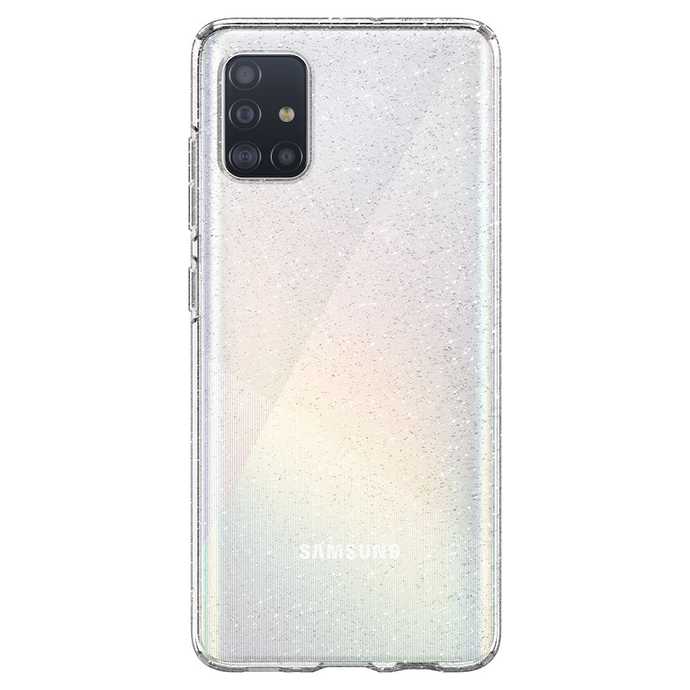 Pokrowiec Spigen Liquid Crystal Glitter przeroczysty Samsung Galaxy A51 / 3