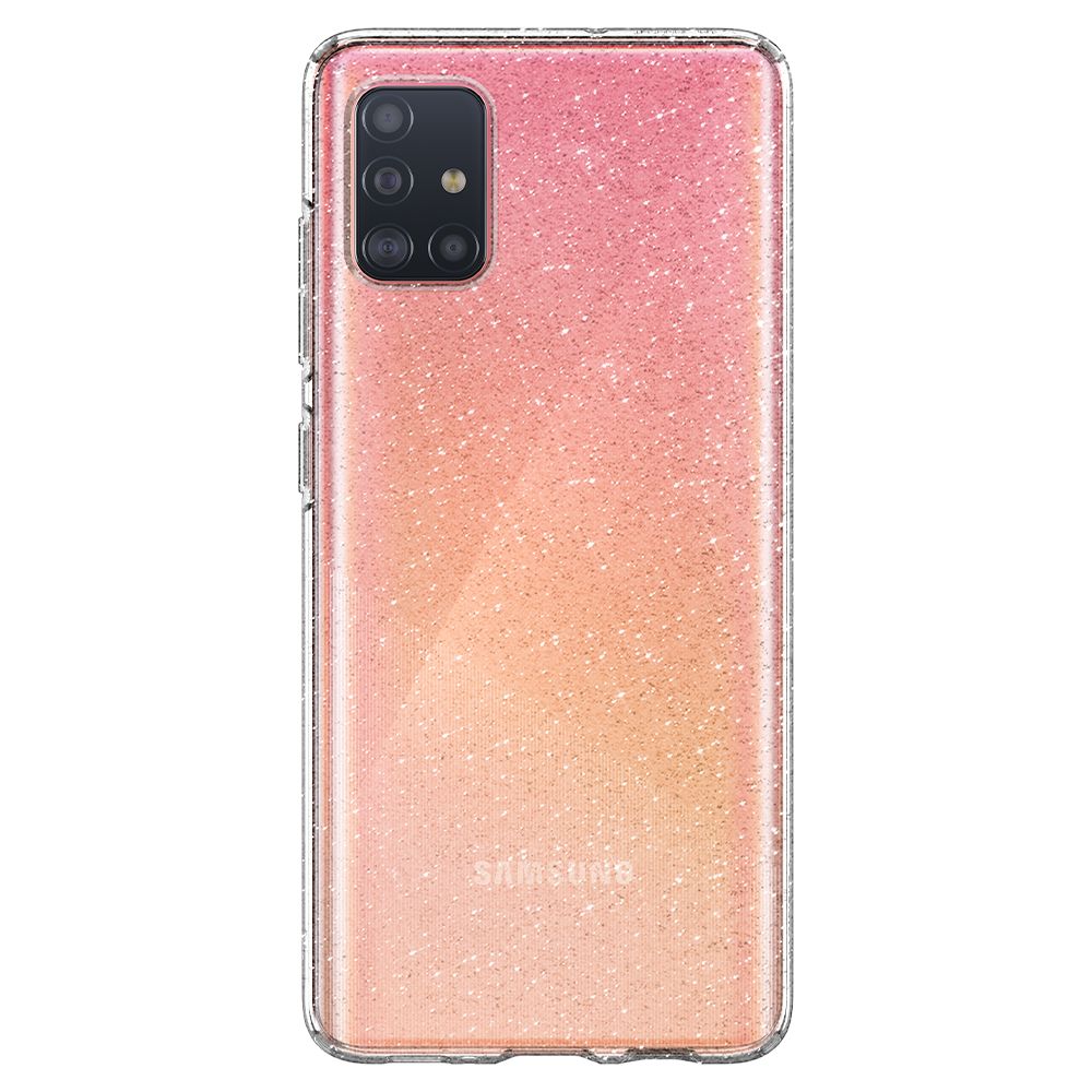 Pokrowiec Spigen Liquid Crystal Glitter przeroczysty Samsung Galaxy A51 / 4