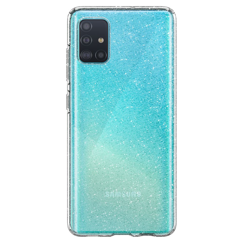 Pokrowiec Spigen Liquid Crystal Glitter przeroczysty Samsung Galaxy A51 / 5