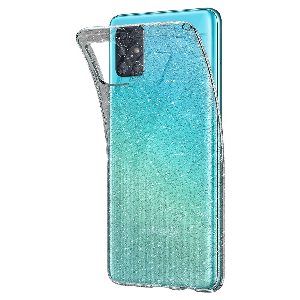 Pokrowiec Spigen Liquid Crystal Glitter przeroczysty Samsung Galaxy A51 / 9