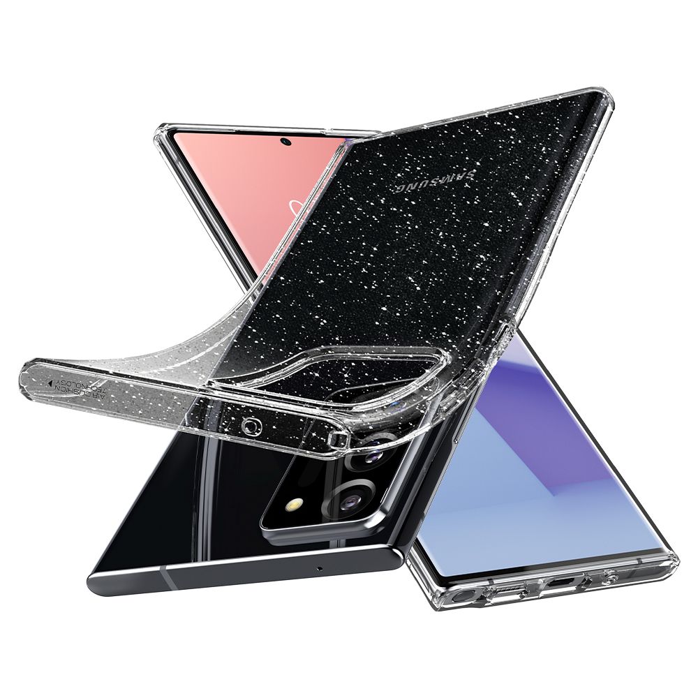 Pokrowiec Spigen Liquid Crystal Glitter przeroczysty Samsung Galaxy Note 20 Ultra / 6