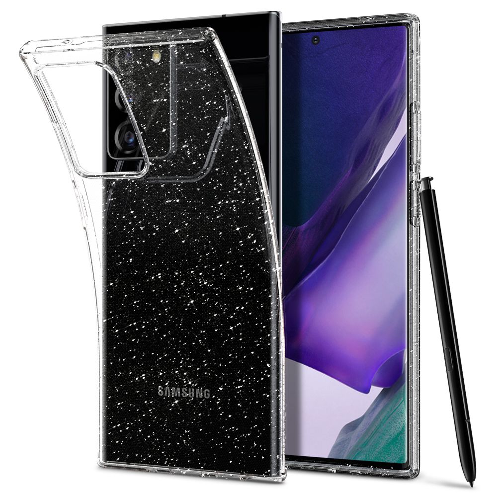 Pokrowiec Spigen Liquid Crystal Glitter przeroczysty Samsung Galaxy Note 20 Ultra / 7