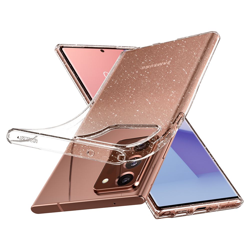 Pokrowiec Spigen Liquid Crystal Glitter przeroczysty Samsung Galaxy Note 20 Ultra / 8
