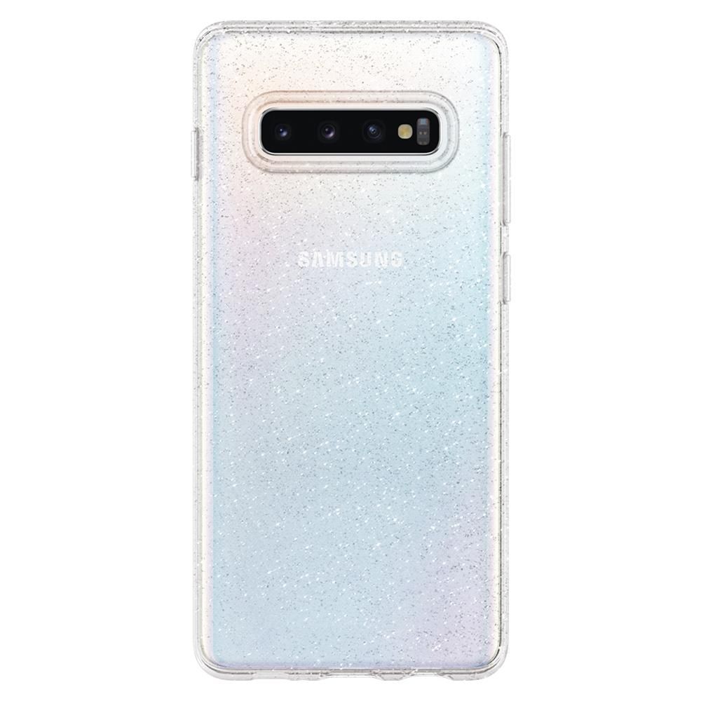 Pokrowiec Spigen Liquid Crystal Glitter przeroczysty Samsung Galaxy S10 / 4