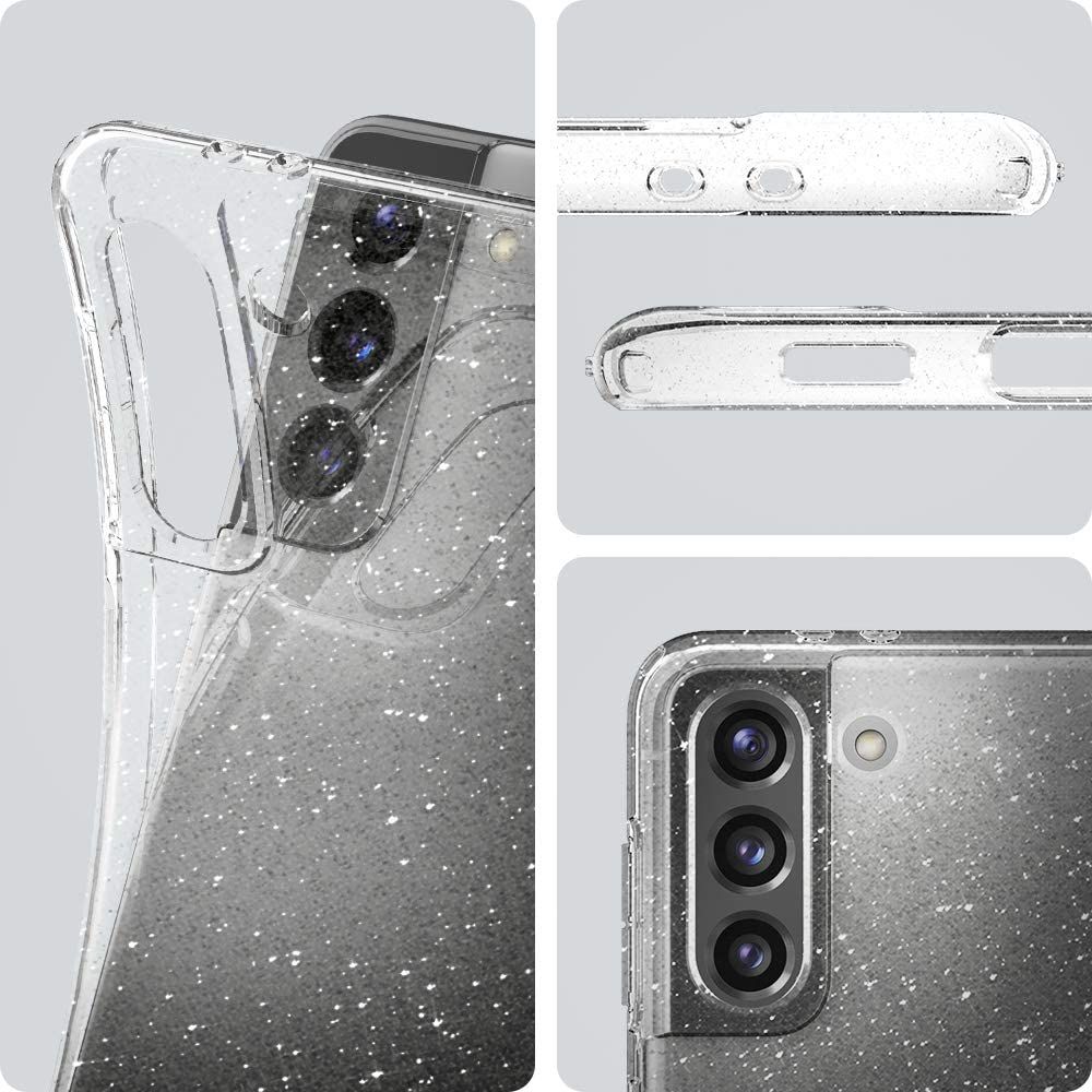 Pokrowiec Spigen Liquid Crystal Glitter przeroczysty Samsung s21 / 8