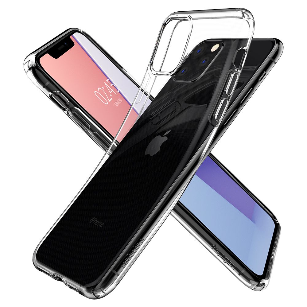 Pokrowiec Spigen Liquid Crystal prze�roczysty Apple iPhone 11 Pro / 6