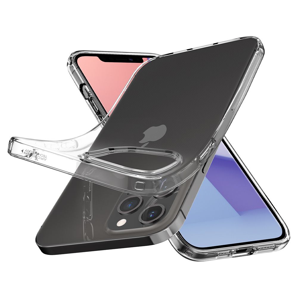 Pokrowiec Spigen Liquid Crystal przeroczysty Apple iPhone 12 Pro / 7