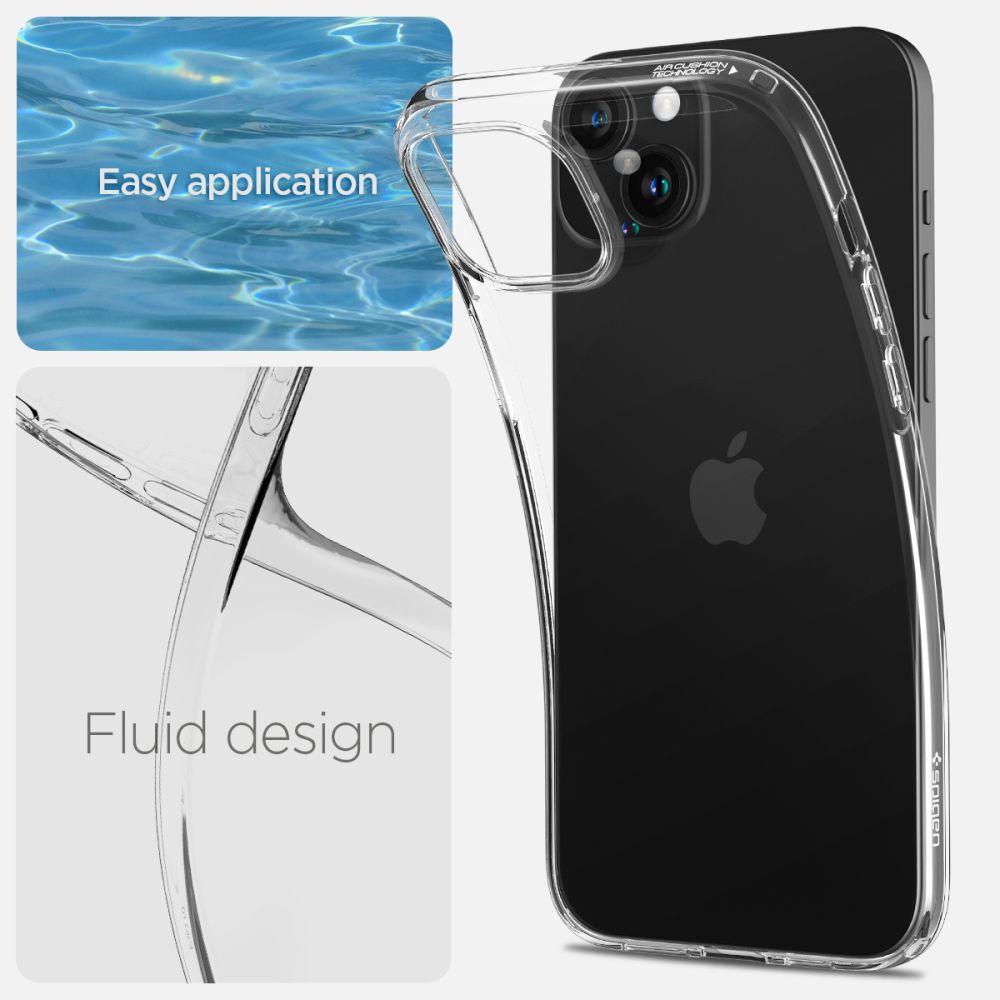 Pokrowiec Spigen Liquid Crystal przeroczysty Apple iPhone 15 / 10