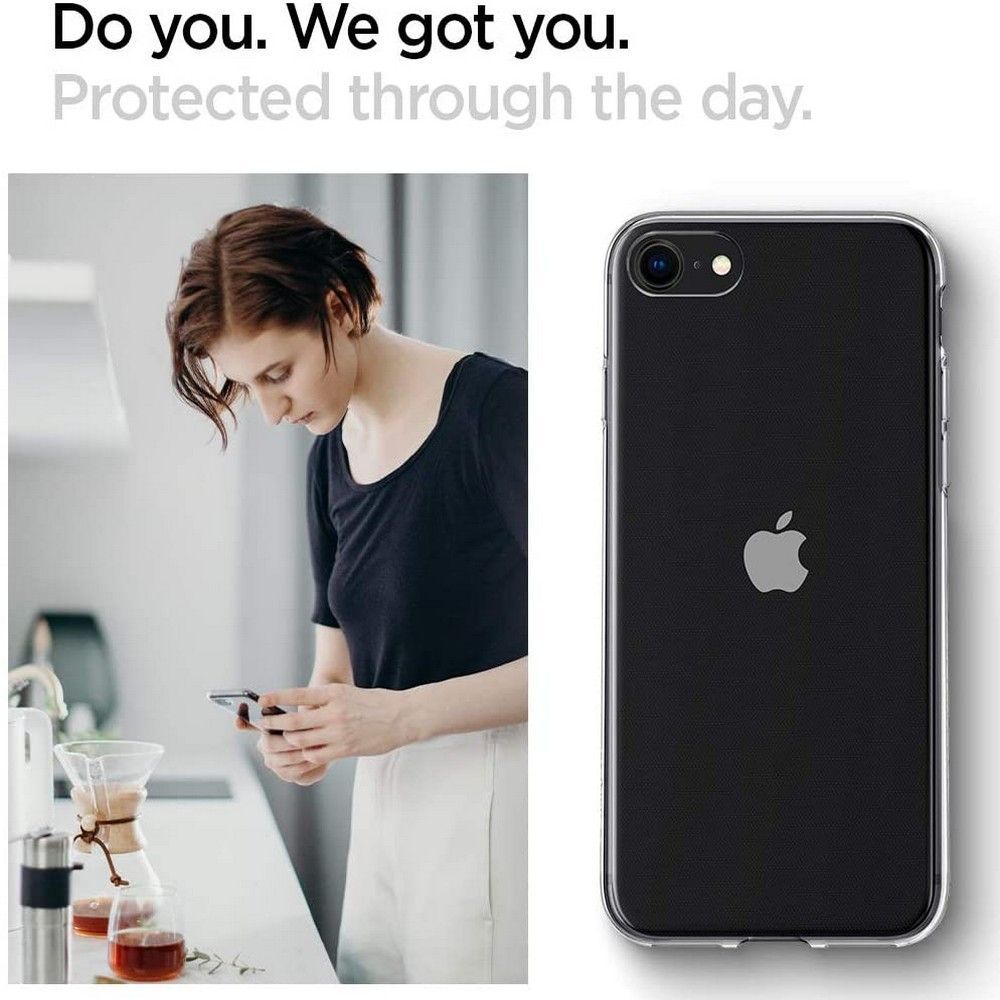 Pokrowiec Spigen Liquid Crystal przeroczysty Apple iPhone 7 / 4