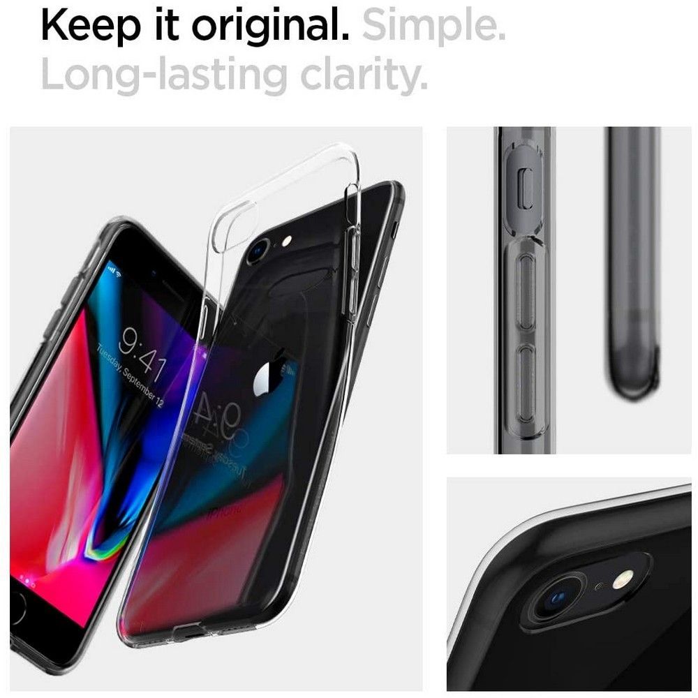 Pokrowiec Spigen Liquid Crystal przeroczysty Apple iPhone 7 / 5