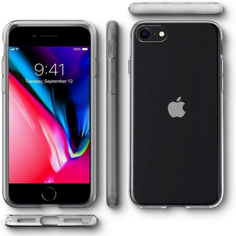 Pokrowiec Spigen Liquid Crystal przeroczysty Apple iPhone SE 2020 / 2
