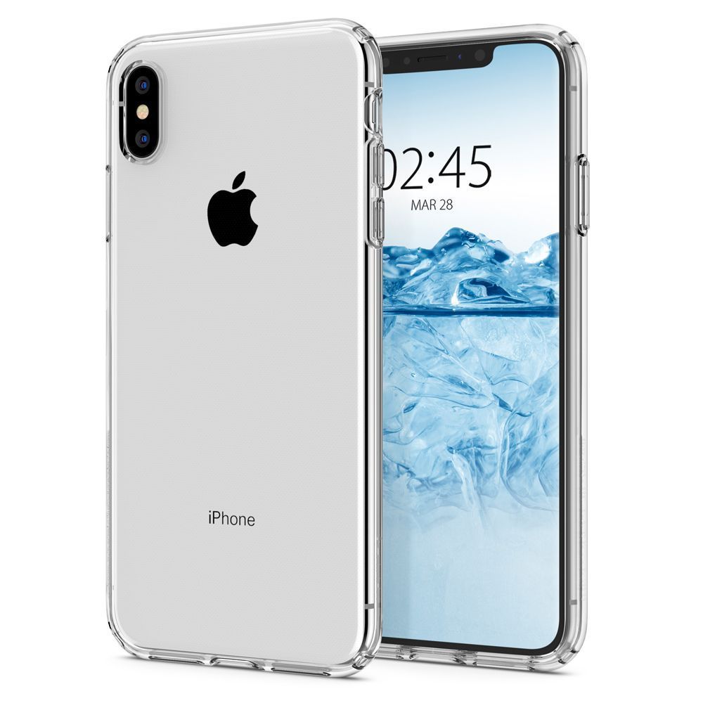 Pokrowiec Spigen Liquid Crystal prze�roczysty Apple iPhone XS