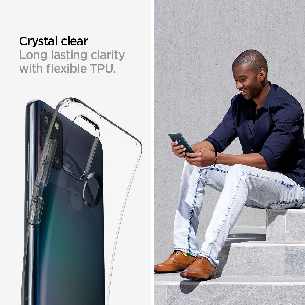 Pokrowiec Spigen Liquid Crystal przeroczysty Samsung Galaxy A21s / 6