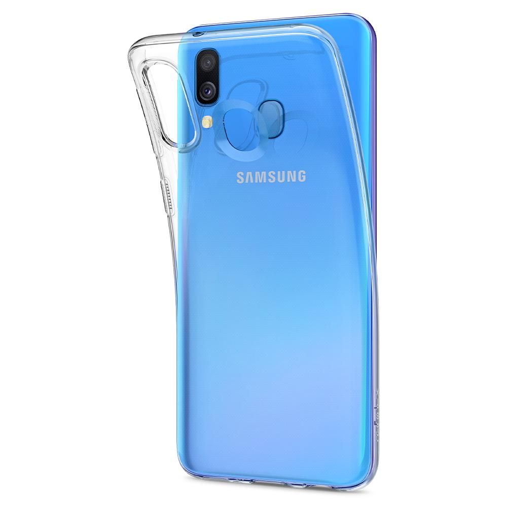 Pokrowiec Spigen Liquid Crystal prze�roczysty Samsung Galaxy A40 / 5