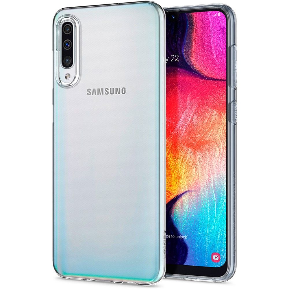 Pokrowiec Spigen Liquid Crystal prze�roczysty Samsung Galaxy A50 / 10