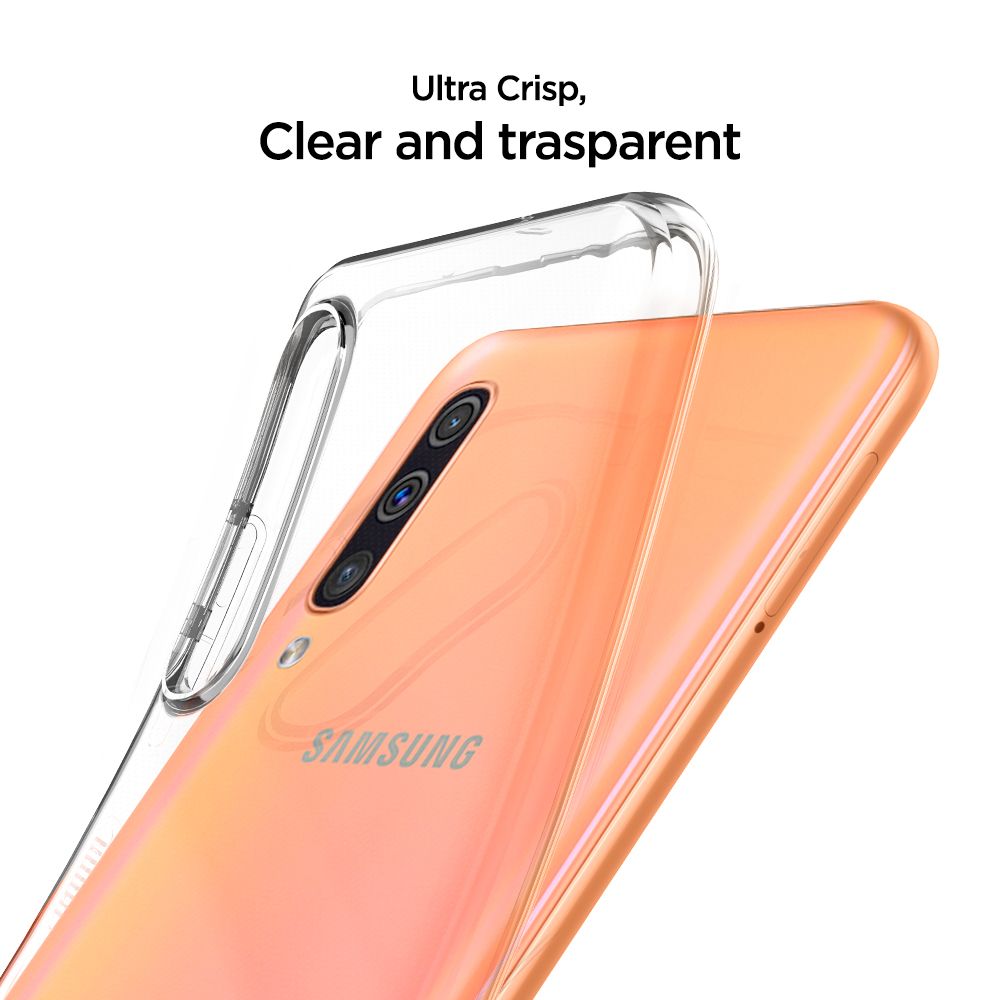 Pokrowiec Spigen Liquid Crystal prze�roczysty Samsung Galaxy A50 / 7