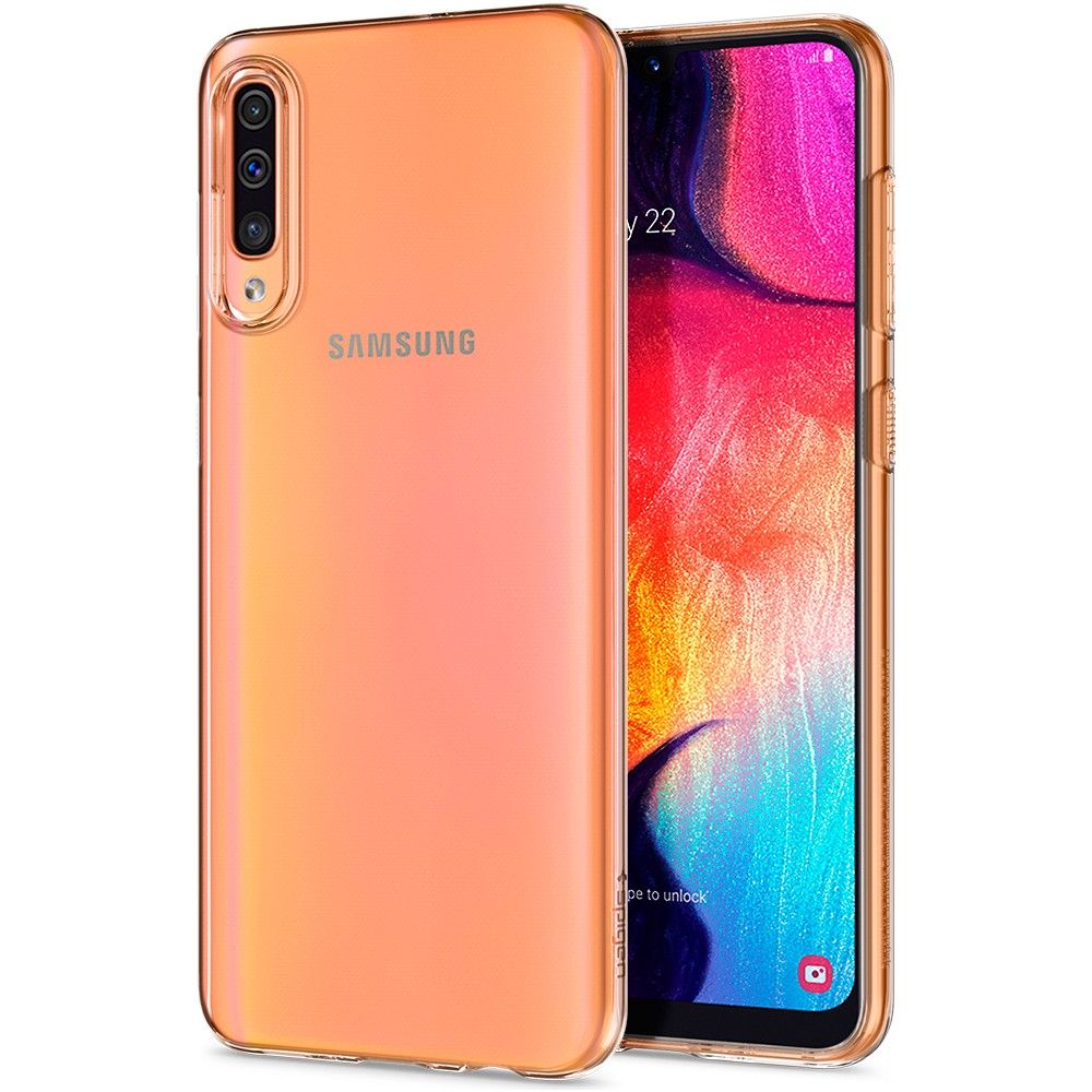 Pokrowiec Spigen Liquid Crystal prze�roczysty Samsung Galaxy A50 / 9
