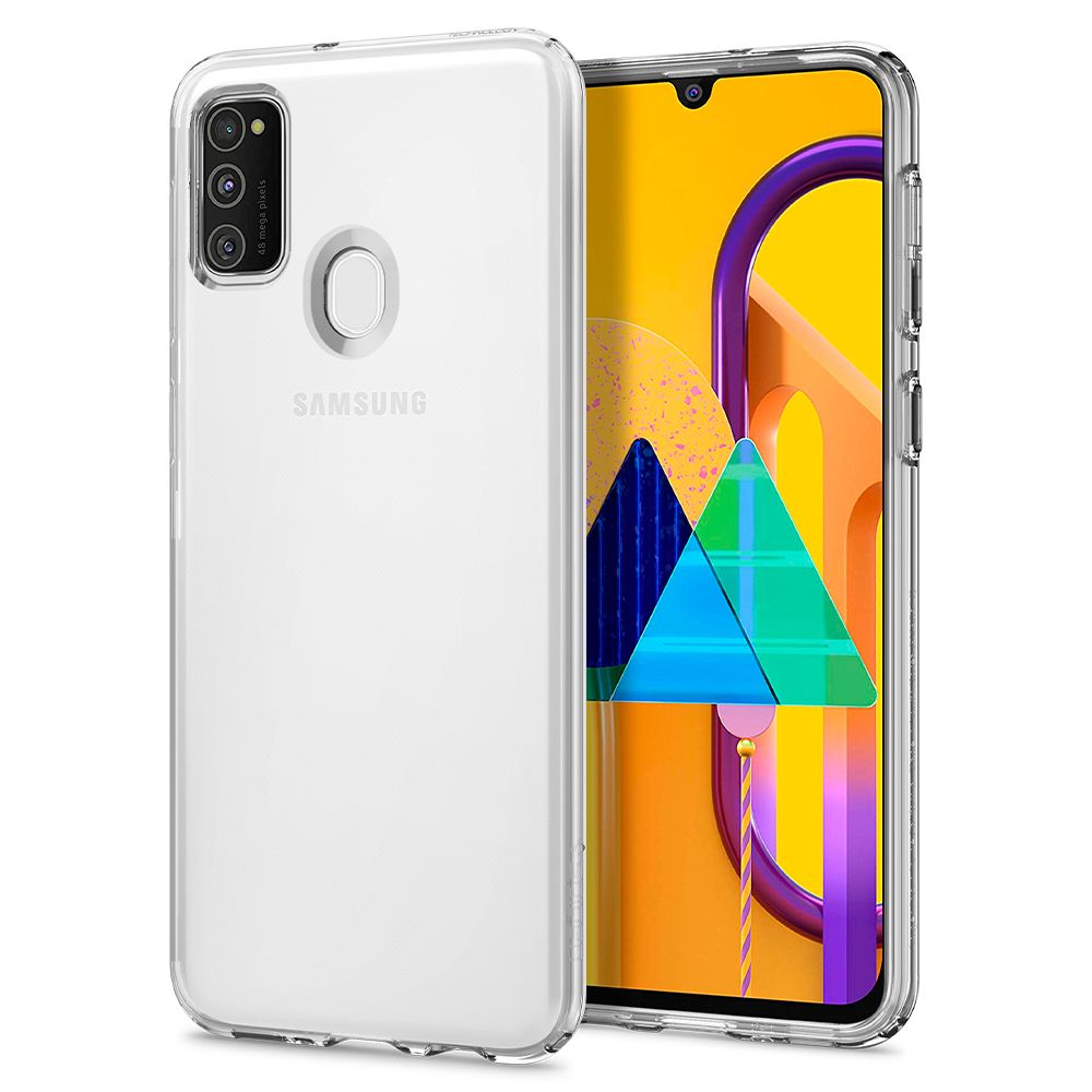 Pokrowiec Spigen Liquid Crystal prze�roczysty Samsung Galaxy M21 / 2