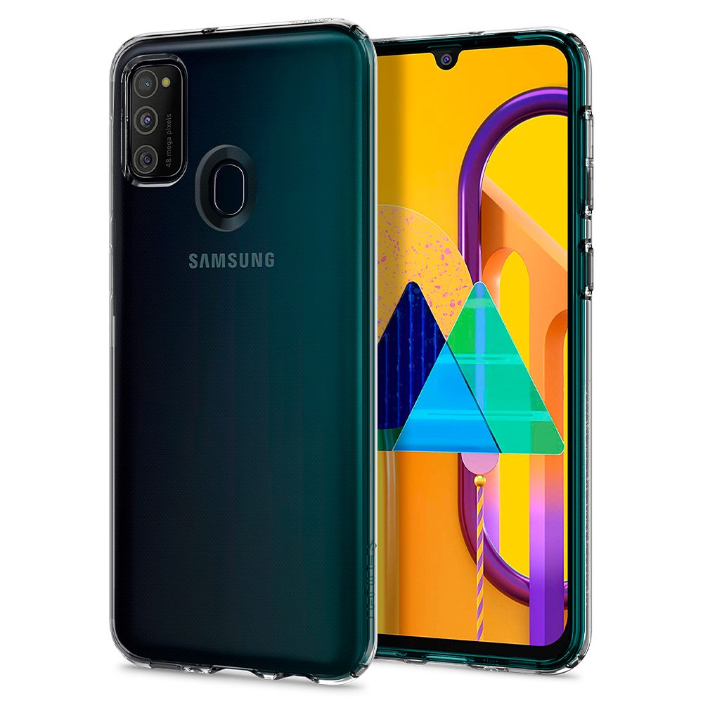 Pokrowiec Spigen Liquid Crystal prze�roczysty Samsung Galaxy M21 / 3
