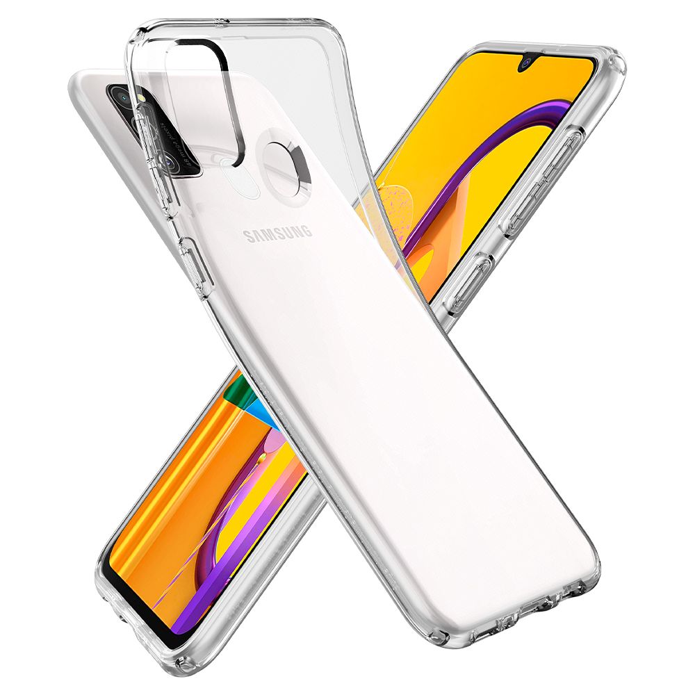 Pokrowiec Spigen Liquid Crystal przeroczysty Samsung Galaxy M21 / 5