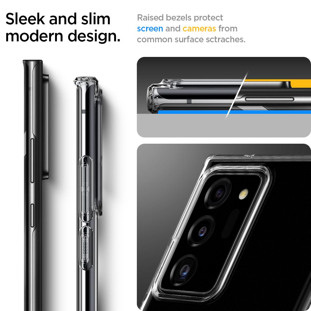 Pokrowiec Spigen Liquid Crystal przeroczysty Samsung Galaxy Note 20 Ultra / 5