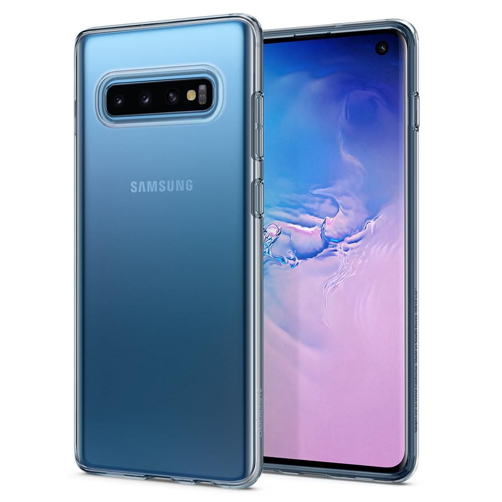 Pokrowiec Spigen Liquid Crystal prze�roczysty Samsung Galaxy S10 / 10