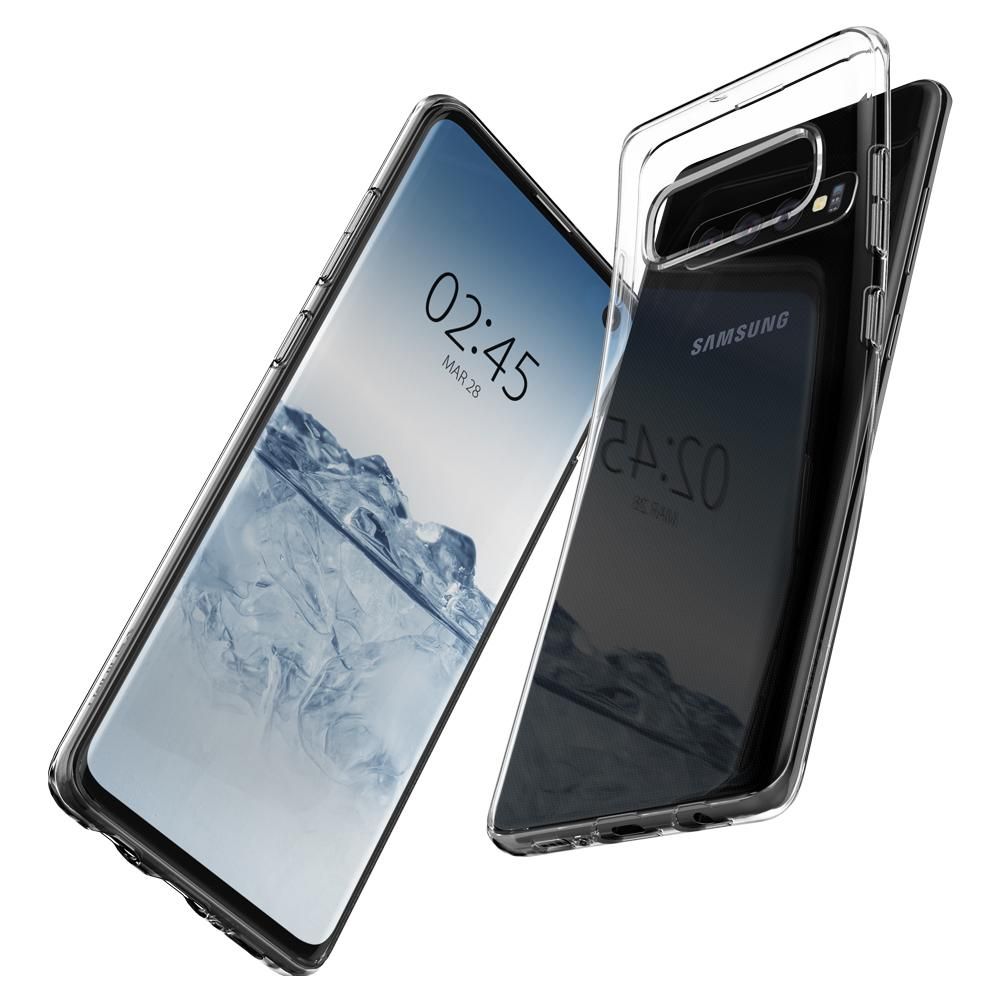Pokrowiec Spigen Liquid Crystal przeroczysty Samsung Galaxy S10 / 3