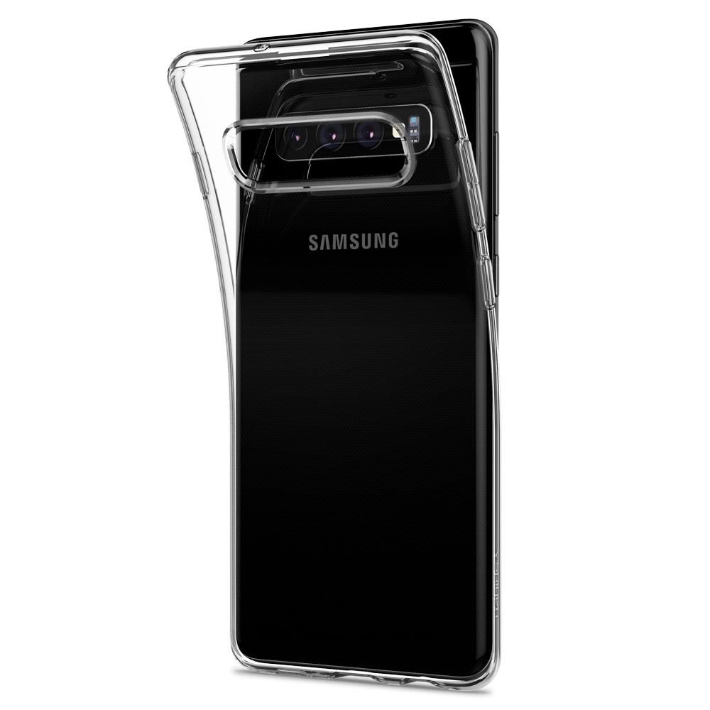 Pokrowiec Spigen Liquid Crystal przeroczysty Samsung Galaxy S10 / 4
