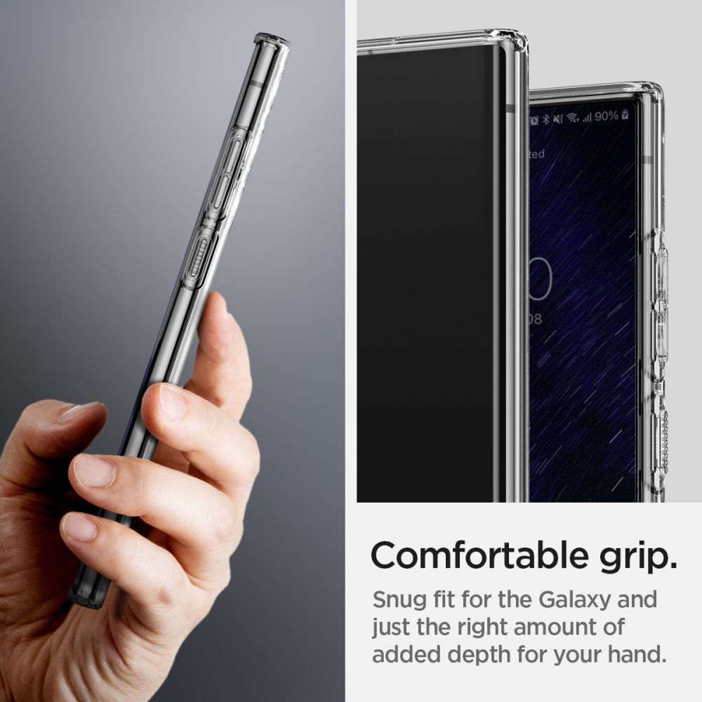 Pokrowiec Spigen Liquid Crystal przeroczysty Samsung Galaxy S22 Ultra / 9