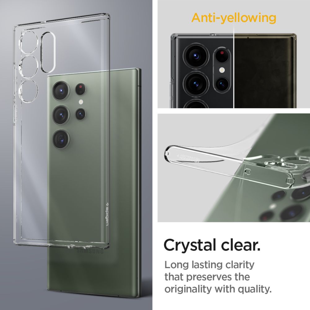 Pokrowiec Spigen Liquid Crystal przeroczysty Samsung Galaxy S23 Ultra / 12